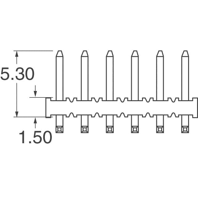 877594250 Molex  Embases à broches mâles